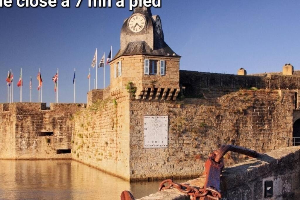 Ferienwohnung Le Perchoir, Belle Vue Mer Concarneau Exterior foto